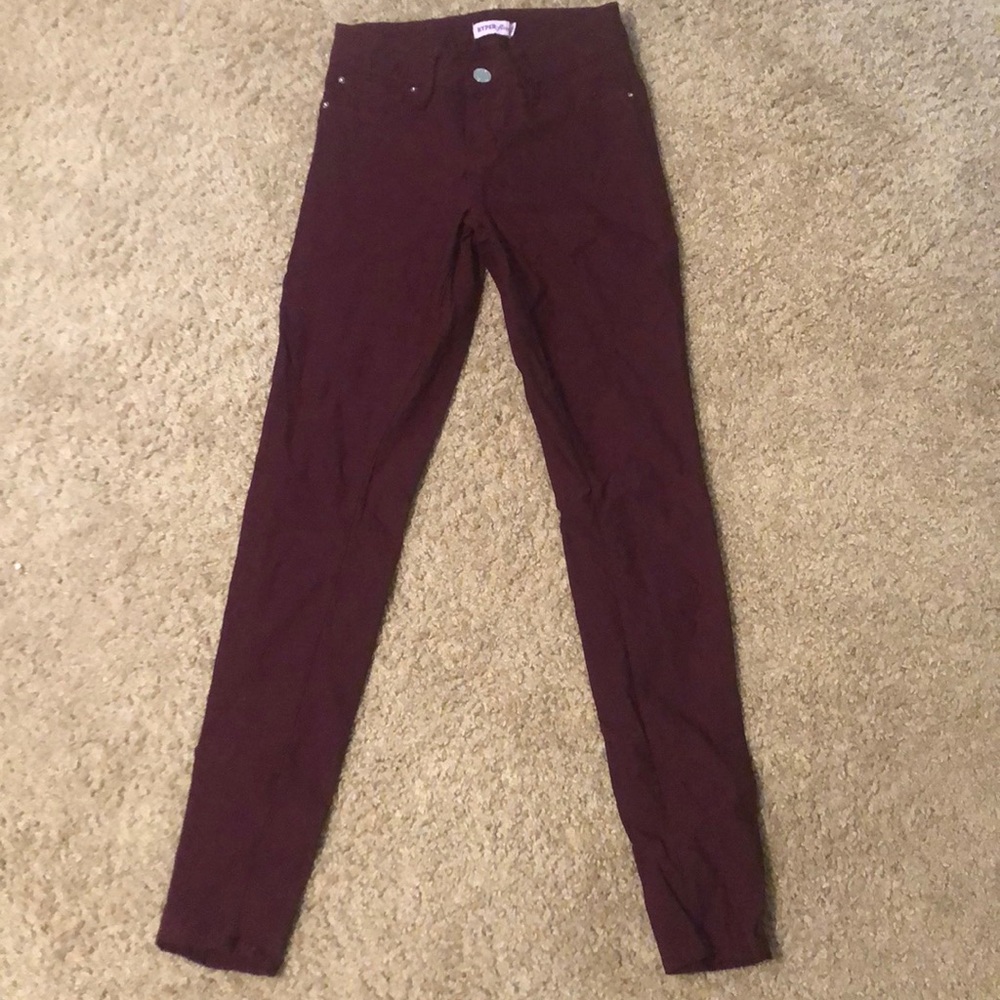 Maroon pants